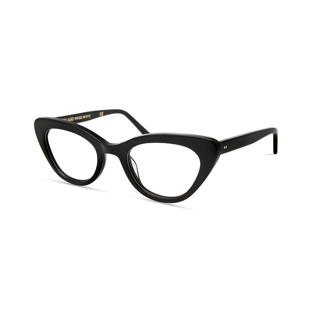 Lowercase Optical Steeplechase Black Vintage Inspired Cat Eye Frames Retail $375